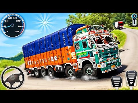 Indian Lorry Truck Driving Simulator 3D - Offroad Cargo Truck Driver Game | Android Gameplay