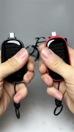 Solar Charger Solar Power Bank Keychain Key Chain🔥 || #twrvoice #shortsfeed ||