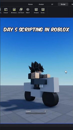 Day 5 Scripting In Roblox #roblox #scripting #robloxstudio #funny