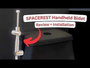 Review and Installation of SPACEREST Handheld Bidet Sprayer | Easy Step-by-Step Toilet Install