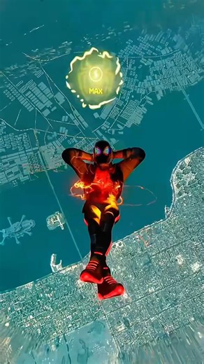 Marvel’s Spider-man Miles Morales Falling From The Highest Point PS5 4K Smooth