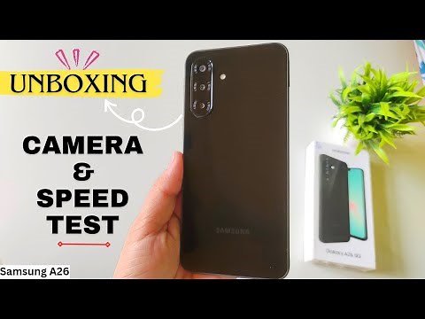 Samsung Galaxy A26 5G🔥 Unboxing, Setup, and Camera Test