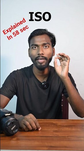 ISO Explained in 58 Seconds! Bright Ya Noisy Photo Ka Raaz! #photographytips 🔥🔥