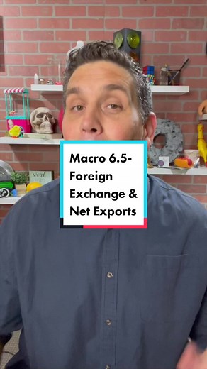 #apecon #jacobclifford Most important relationship in macroeconomics unit six is between exchange rates and net exports