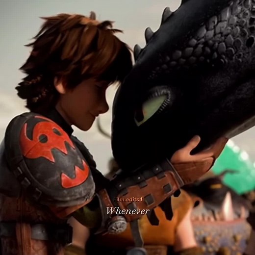 Heartfelt Goodbye Between Hiccup and Toothless