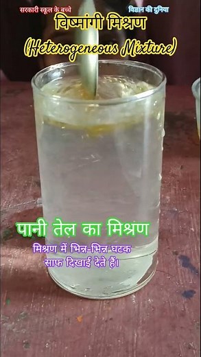 Homogeneous vs Heterogeneous Mixtures explained simply! 🧪 #ScienceWaliMadam #science #mixture #fun