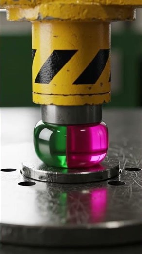 Hydraulic Press vs Paint Capsule (Color Explosion) 🎨💥 #shorts