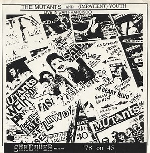 The Mutants / (Impatient) Youth – '78 On 45 (1989, White, Vinyl)