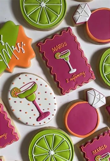 Margs and Matrimony: Custom Bachelorette Cookies