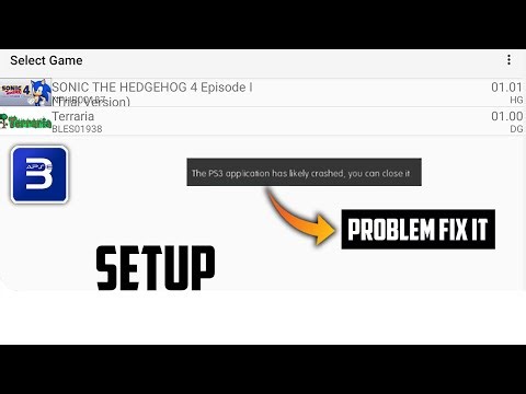 How To Setup Aps3e Emulator Android (1.26) Crashing Problem Fix It