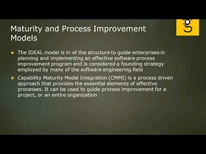 10.Maturity & Process Improvement Models