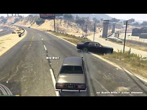 GTA V: PIT Maneuver, realistic physics (Realistic Driving mod)