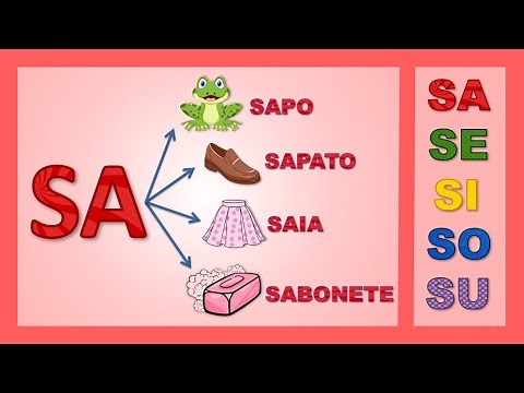 Família Silábica da Letra S || Alfabetização || Silabário || Leitura e imagens || SA SE SI SO SU ||