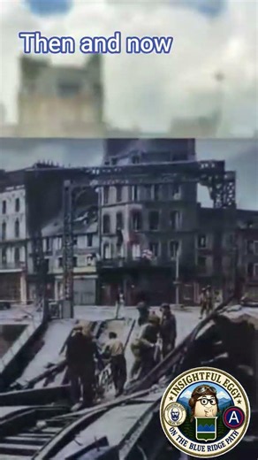 Cherbourg, France. Then and now. D day and beyond. WW2 #history