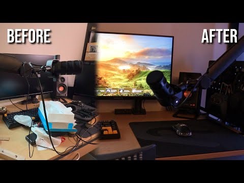Ultimate Dual Laptop Desk Setup (Mac + Windows) | KVM & USB Switch