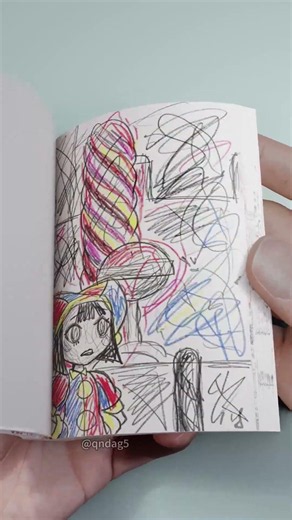 The Amazing Digital Circus flip book #drawing #viralshorts #youtubeshorts #cartoon #DigitalCircus