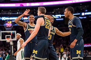 HIGHLIGHTS: Michigan defeats MSU, advances to Big Ten Championship Game! #GoBlue | Michigan Men's Basketball