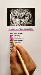 1.2M views · 4.4K reactions | 15 RULES TO FINANCIAL SUCCESS #mindset #success #successmindset | Dream To Success | Facebook