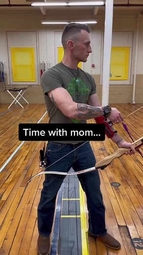 #archery aint my thing but when Mama says she wants to go, we go. #mothersontime