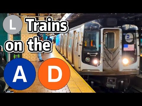 ⁴ᴷ⁶⁰ R143 and R160 L "Snowbirds" on the A and D Lines!