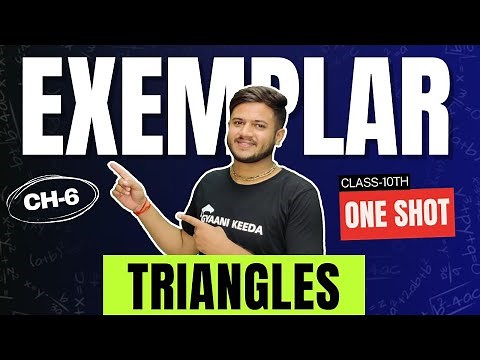 Ch-6 Triangles Class 10 Maths||NCERT Exemplar Problems Class 10 Maths||CBSE 2024 BOARDS