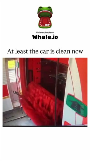 Unviversal Clips on Instagram: "The video captures a malfunctioning automatic car wash at a Circle K station, where oversized brushes snag and rip open a car's trunk, flinging contents out while aggressively scrubbing the bodywork. , known for unfiltered clips of human mishaps, the ironic caption plays on the silver lining of a damaged but spotless vehicle, sparking 377 likes and 44 replies in days. Such failures stem from misaligned sensors or unsecured loads, with comparable incidents document