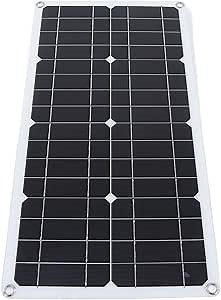Diydeg Solar Panel Kit, 250W Fully Waterproof Monocrystalline PV Module Solar Panel Starter Kit with 10A 12V 24V PWM Controller Dual USB Ports, Solar Panel Battery Maintainer for Home