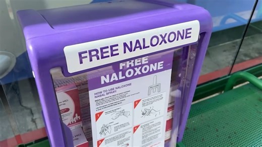 San Mateo County installs purple Narcan boxes to help prevent overdose deaths: Here's a look at how it works