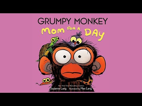 Grumpy Monkey Mom for a Day | Animated SLP Read-Aloud, Questions, & Retell for Kids