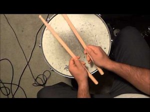 How To Hold Drum Sticks (Matched Grip) (French, German, And American Style)