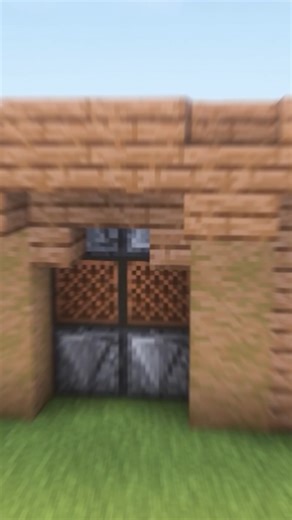 Minecraft on Instagram: "Automatic touch sensitive door in Minecraft #shorts"