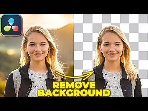 REMOVE BACKGROUND From Video in Davinci Resolve | Magic Mask Tutorial