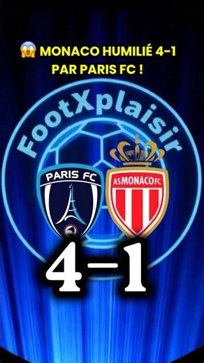 PARIS FC DESTROYS MONACO 4-1 😱 #parisfc #monaco #pogba #ligue1 #football #react #reaction