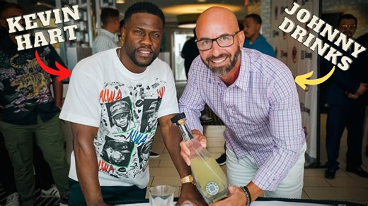 Johnny Drinks meets Kevin Hart: Crafting a smoked tequila cocktail at Gran Coramino event!