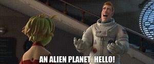 An alien planet. Hello!