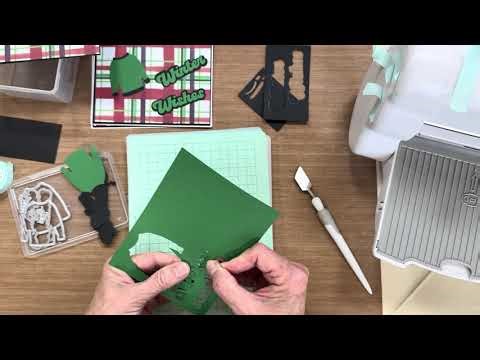 Stepping out of my Comfort Zone: Using dies on large background patterned paper