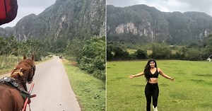 Cubana emociona las redes con precioso video de su viaje a Pinar del Río: "Nada como los paisajes de mi Cuba"