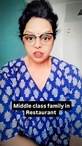 42K views · 3.2K reactions | Middle class family in Restaurant #viralpost #funnyreels #reelkarofeelkaro #comedywithavani #funnyvideos | Avani Dave | Facebook