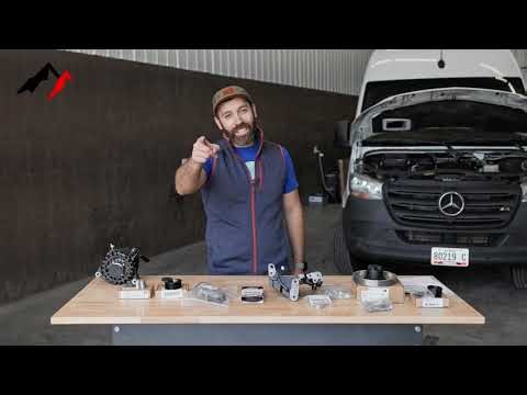 Mercedes Sprinter Secondary Alternator and Bracket Install