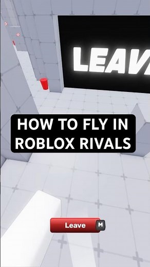 How to go FLYING in Roblox Rivals with trowel | Movement guide