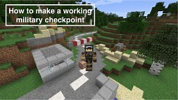 How to make a working military checkpoint (Barrier,MG) Minecraft Blog