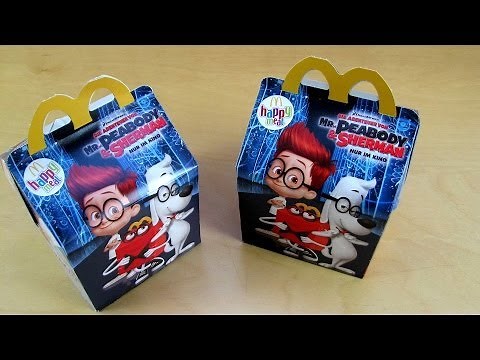 Mr. Peabody & Sherman - Happy Meal Toys