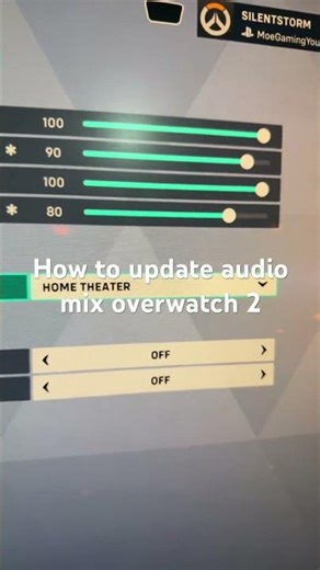 How to update audio mix overwatch 2