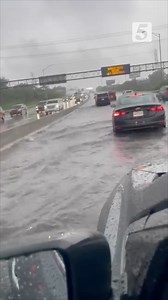 The rain finally came… and in some places, caused major flooding. Mackenzie Campbell shared this video with our reporter, Nick Beres. This is on I-24 near exit 212, just before the downtown Nashville split. | NewsChannel 5 Nashville