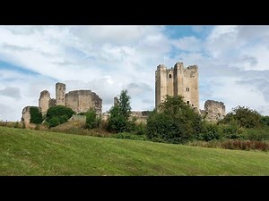Tour of Conisbrough Castle, Conisbrough, South Yorkshire, England.
