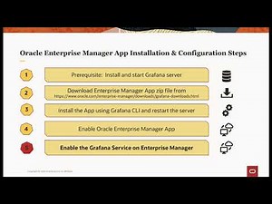 Installing and Configuring Oracle Enterprise Manager App for Grafana