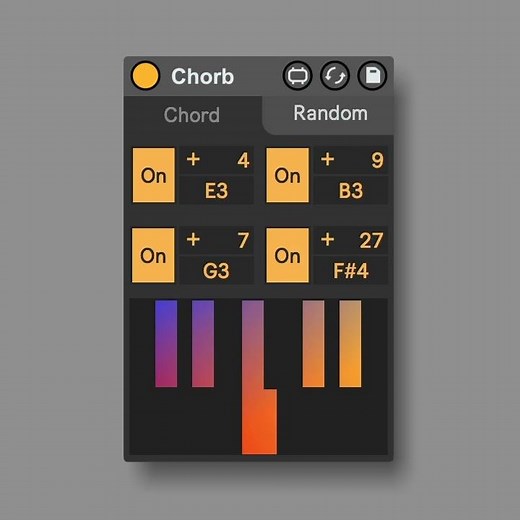 Chorb, a Max For Live Chord generator.
