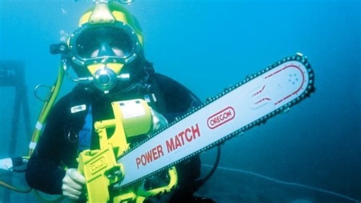 Commercial diving is a dangerous, highly competitive career. Here's what students learn