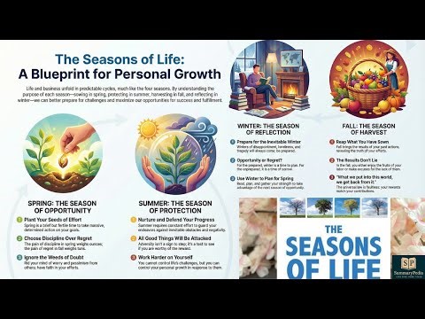 What Are The Seasons of Life | Jim Rohn | Book Summary | Book Lessons | self-help | Achievement |