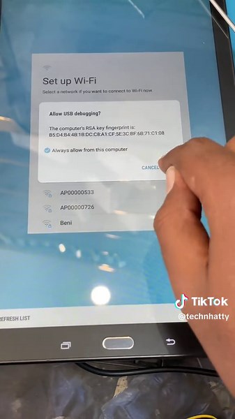 Tab frp using umt gsm tool